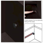 Yaheetech Floor Bathroom Cabinet Unit with 4 Drawers, Cupboard Storage