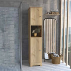 Linen Cabinet Albany, Four Interior Shelves, Light Oak Finish,High quality and durable