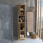 Linen Cabinet Albany, Four Interior Shelves, Light Oak Finish,High quality and durable