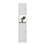 Linen Cabinet Albany, Four Interior Shelves, Light Oak Finish,High quality and durable