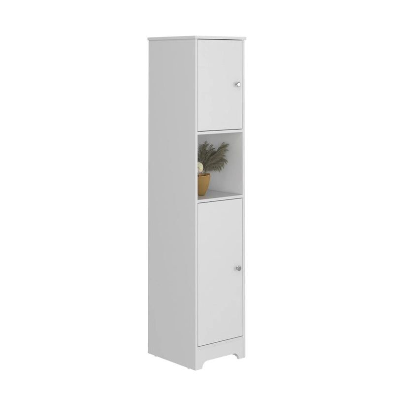 Linen Cabinet Albany, Four Interior Shelves, Light Oak Finish,High quality and durable