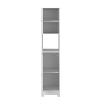 Linen Cabinet Albany, Four Interior Shelves, Light Oak Finish,High quality and durable