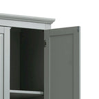 Minimalist Standard Freestanding Bathroom Tall Storage Cabinet with a Cabinet and 3 Drawers