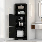 Freestanding Tall Bathroom Corner Cabinet