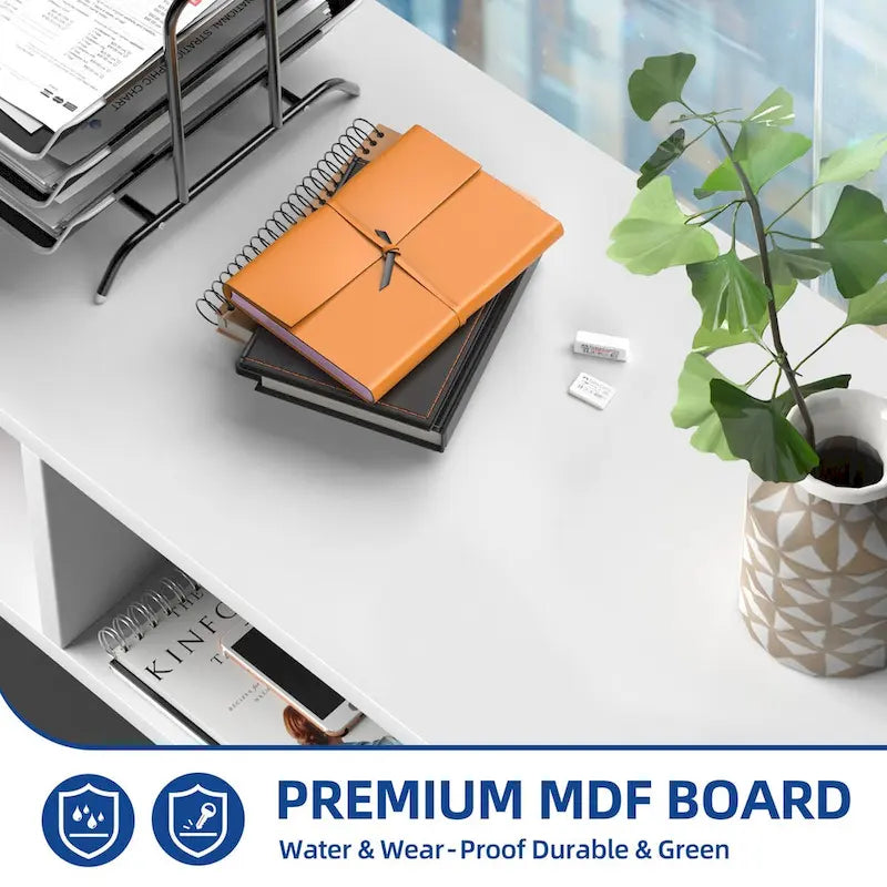 Moasis 2 Drawer Lateral Wood Filing Cabinet with Lock and Open Shelves for Home Office