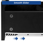 Moasis 2 Drawer Lateral Wood Filing Cabinet with Lock and Open Shelves for Home Office