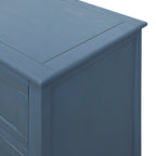 Blue 30.31 in. H Storage Cabinet with 3 Drawer and Anti-slip mats - 31.50  x 14.96