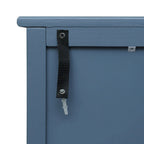 Blue 30.31 in. H Storage Cabinet with 3 Drawer and Anti-slip mats - 31.50  x 14.96