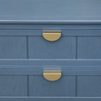 Blue 30.31 in. H Storage Cabinet with 3 Drawer and Anti-slip mats - 31.50  x 14.96