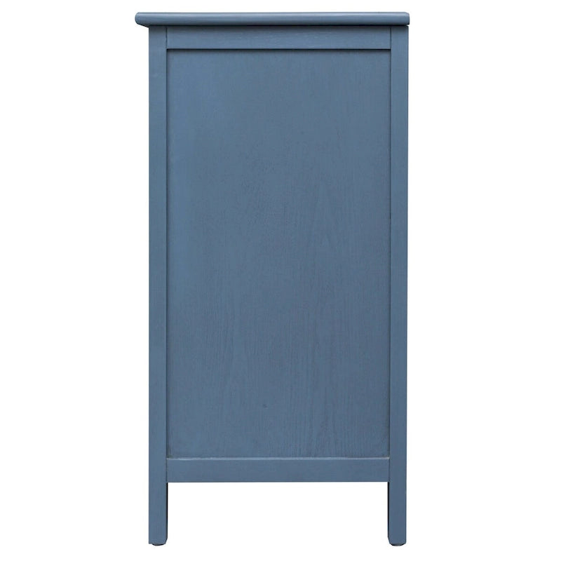 Blue 30.31 in. H Storage Cabinet with 3 Drawer and Anti-slip mats - 31.50  x 14.96