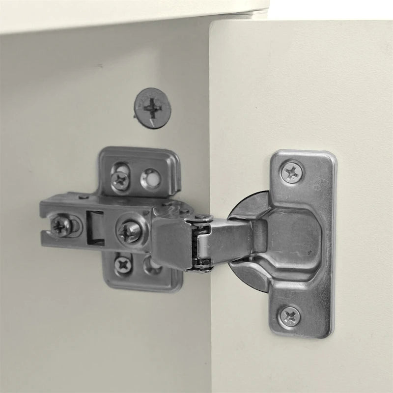 Upholstered Shoe Storage Bench with Cushioned Seat, Hidden Cabinet & Metal Legs - Modern Entryway Organizer