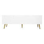 Upholstered Shoe Storage Bench with Cushioned Seat, Hidden Cabinet & Metal Legs - Modern Entryway Organizer