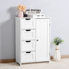 Floor Cabinet with Adjustable Shelf and Drawers