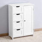 Floor Cabinet with Adjustable Shelf and Drawers