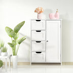 Floor Cabinet with Adjustable Shelf and Drawers